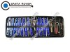 30-in-1 Universal Locksmith Tool Supplier Car & Civil Lock Pick Set - Blue