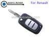 Renault Clio Megane Kangoo Modus Flip Folding Remote Key Shell Case 3 Button NE73 Blade