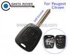 Peugeot Expert Partner Citroen Berlingo Elysee Remote Key Case 2 Button SX9 blade