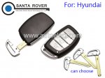Hyundai Smart Remote Key Case 4 Button Can Choose Different Blade