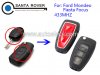 Modified Ford Mondeo Fiesta Focus Flip Remote Key 3 Button 433Mhz Red FO21 Blade