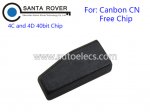 Carbon CN Free Transponder Chip Copy 4C and 4D 40bit Chip