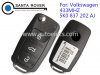 Volkswagen VW 3button Remote Flip Key (433Mhz,5K0 837 202 AJ)