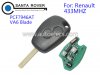Renault Clio Kangoo Master Remote Key 2 Button PCF7946AT VA6 Blade 433Mhz