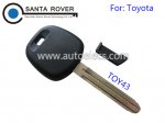 Toyota Transponder Key Case TOY43 blade with plastic plug