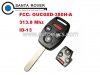 Honda 3+1 Button Remote Key(USA) 13 Chip