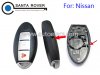 Nissan Murano 370Z Smart Remote Key Case 2+1 Button With Slot