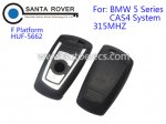 BMW CAS4 System F Platform 5 Series Smart Remote Key Card 3 buttons 315Mhz Silver