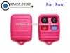 Ford Mercury Remote Key Cover Shell 4 Button Pink