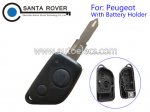 Peugeot 106 306 206 405 Remote Case 2 Button NE72 Blade With Battery Hoder
