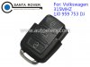 Volkswagen VW Remote Key Square Head 3 Button (315Mhz,1J0 959 753 DJ)