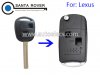 Lexus IS200 GS300 RX300 LS400 Midified Folding Remote Key Shell 2 Button
