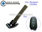 Peugeot 508 Citroen DS Smart Emergency Key blade