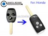 Honda Accord CRV Modified Folding Remote Key Shell 3 Button HON66 Blade