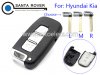 Hyundai Kia Smart Card Key Shell Case 3 Button Can Choose Different Blade