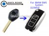 BMW Modified EWS Flip Remote Key 315Mhz 3 Buttons HU92 Blade