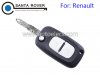 Renault Clio Megane Kangoo Modus Flip Folding Remote Key Shell Case 2 Button NE73 Blade