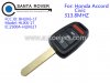 Honda Accord Civic Straight Remote Key 3+1 Button 313.8Mhz