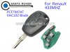 Renault Clio Kangoo Master Remote Key 3 Button PCF7947AT VAC102 Blade 433Mhz