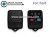 Ford Mercury Remote Key Cover Shell 4 Button Black