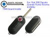 Fiat 500 Ducato Grande Punto Firomo Flip Remote Key 3 Button 433Mhz