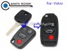 Volvo S40 V40 C70 XC90 S90 Modified Flip Remote Key Shell Case 3+1 Button
