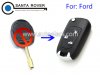 Modified Ford Mondeo Fiesta Focus Flip Remote Key Shell 3 Button FO21 Blade