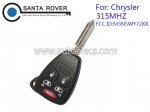 Chrysler Dodge Jeep 4+1button Remote Key M3N5WY72XX