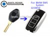 BMW Modified EWS Flip Remote Key 315Mhz 3 Buttons HU58 Blade