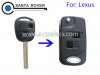 Lexus IS200 LS400 RX300 GS300 CONVERSION Modified Flip Remote Key Case 2 Button