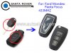 Modified Ford Mondeo Fiesta Focus Flip Remote Key 3 Button 433Mhz Gray HU101 Blade