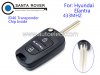 Hyundai Elantra Flip Remote Key 3 Button 433mhz ID46 Chip