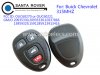 Buick Chevrolet 4 Button Remote Control OUC60270 or OUC60221 315Mhz