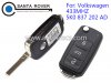 Volkswagen VW 3button Remote Flip Key (433Mhz,5K0 837 202 AD)