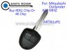 Mitsubishi Outlander 2 Button Remote Key Left 433Mhz (MIT8) No Chip