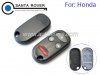 Honda CRV S2000 Insight Prelude Remote Key Case Fit 4 Button USA Style