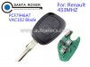 Renault Kangoo Master Clio Remote Key 2 Button PCF7946AT VAC102 Blade 433Mhz