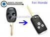 Honda Odyssey Modified Flip Remote Key Case 3 Button HON58R Blade
