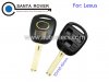 Lexus Remote Key Case Shell Black 3 Button Toy40 Blade With Logo